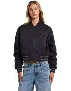 Ryan Bomber Jacket in Black