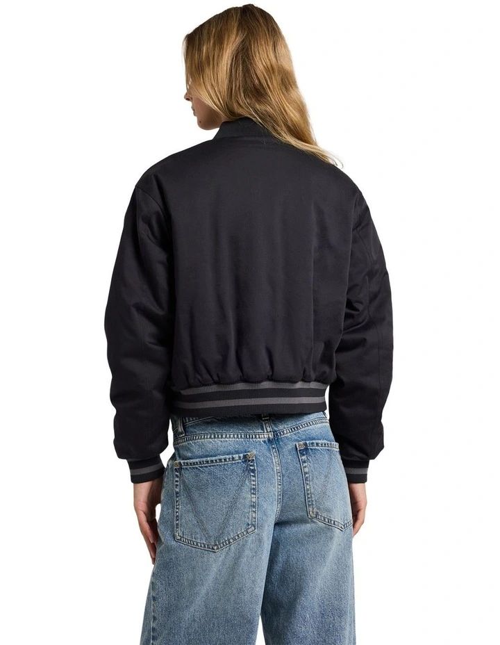 Ryan Bomber Jacket in Black image 2