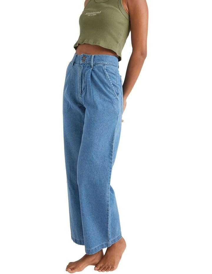 Wave Washed Denim Jeans image 3