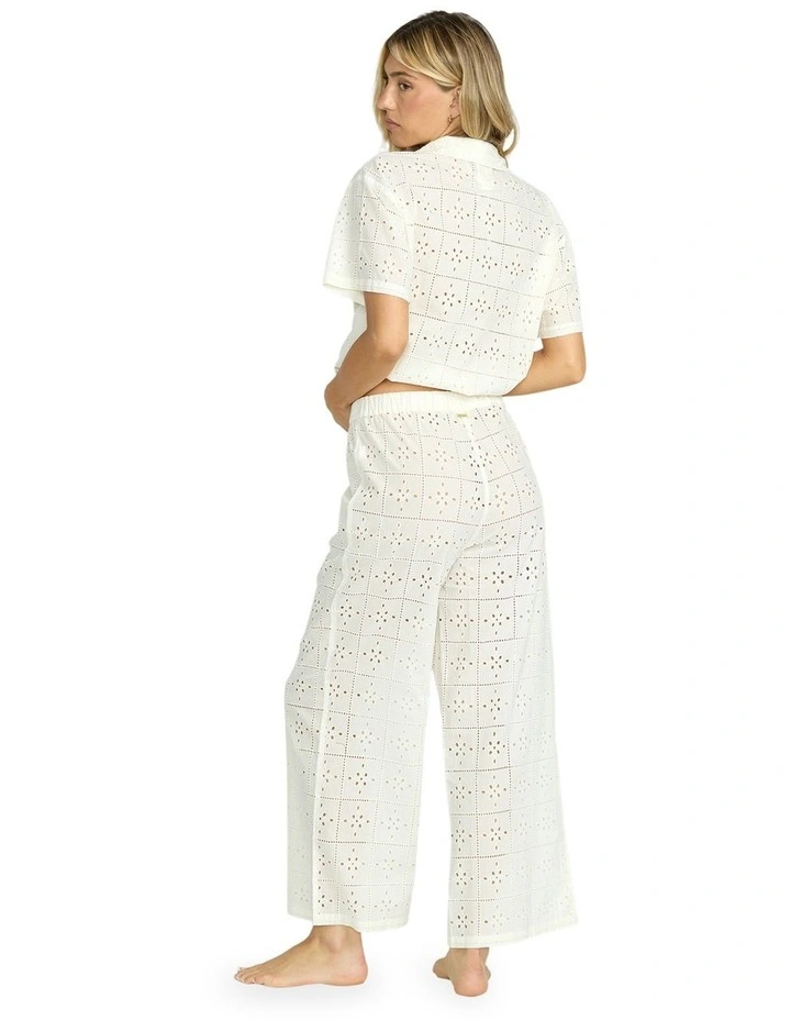 Eyelet Crush Cover-up Pants image 2