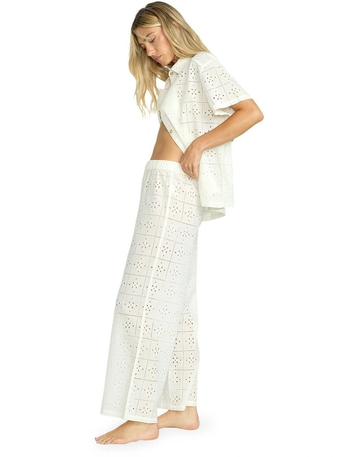 Eyelet Crush Cover-up Pants image 3