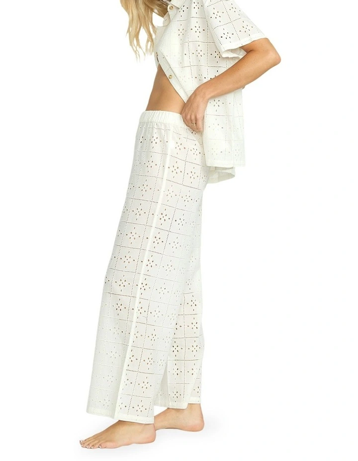 Eyelet Crush Cover-up Pants image 4