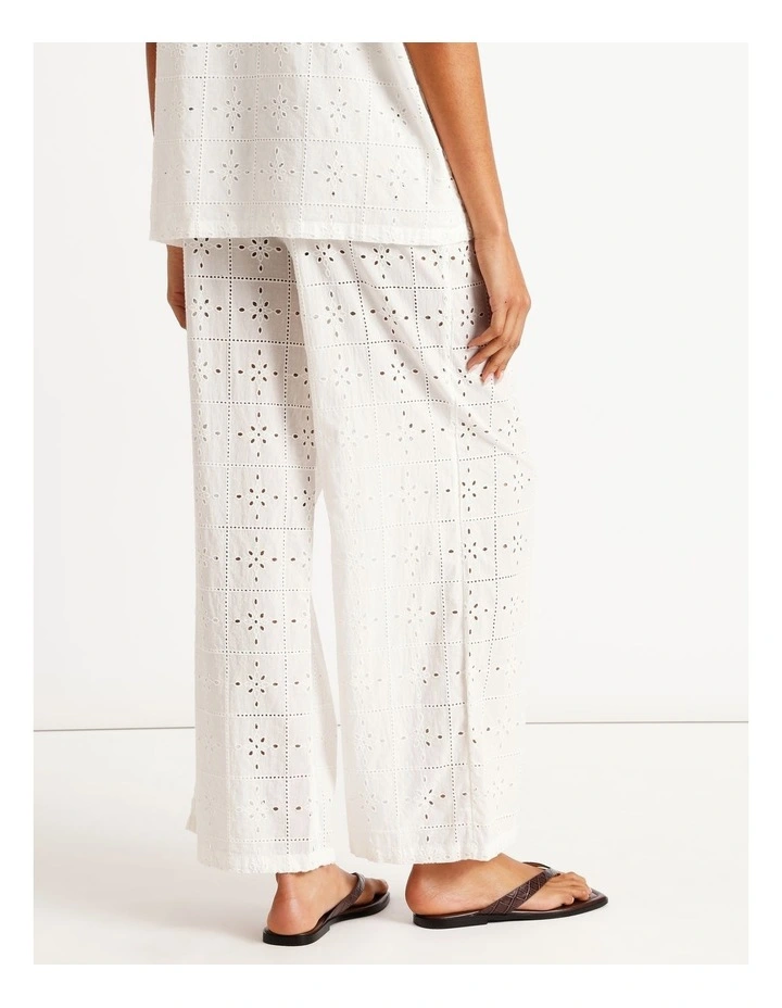 Eyelet Crush Cover-up Pants image 5