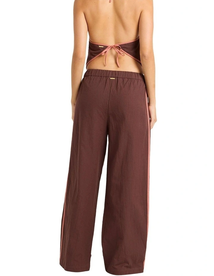 Coastal Crush Pants in Brown image 2