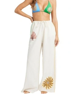 Haze Elst Linen Pant in Salt Crystal