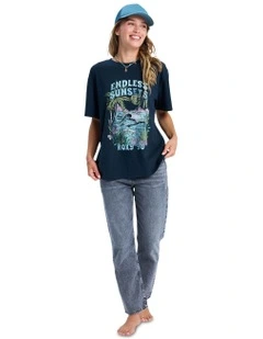 Sunny Oversize T-shirt in Blue