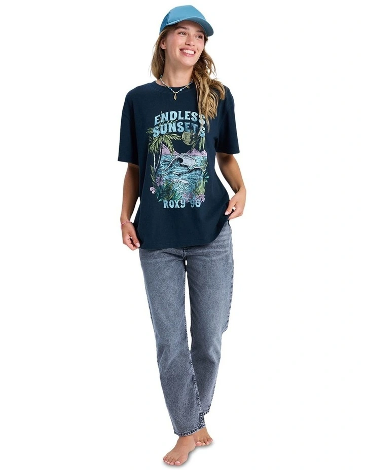 Sunny Oversize T-shirt in Blue image 1