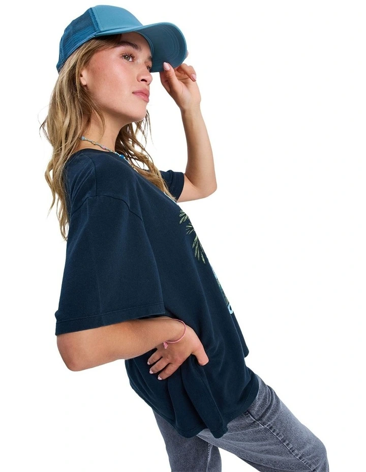 Sunny Oversize T-shirt in Blue image 3