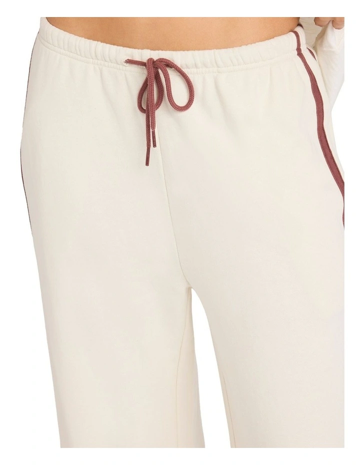 Back To It Wide Leg Trackpants in Salt Crystal image 4