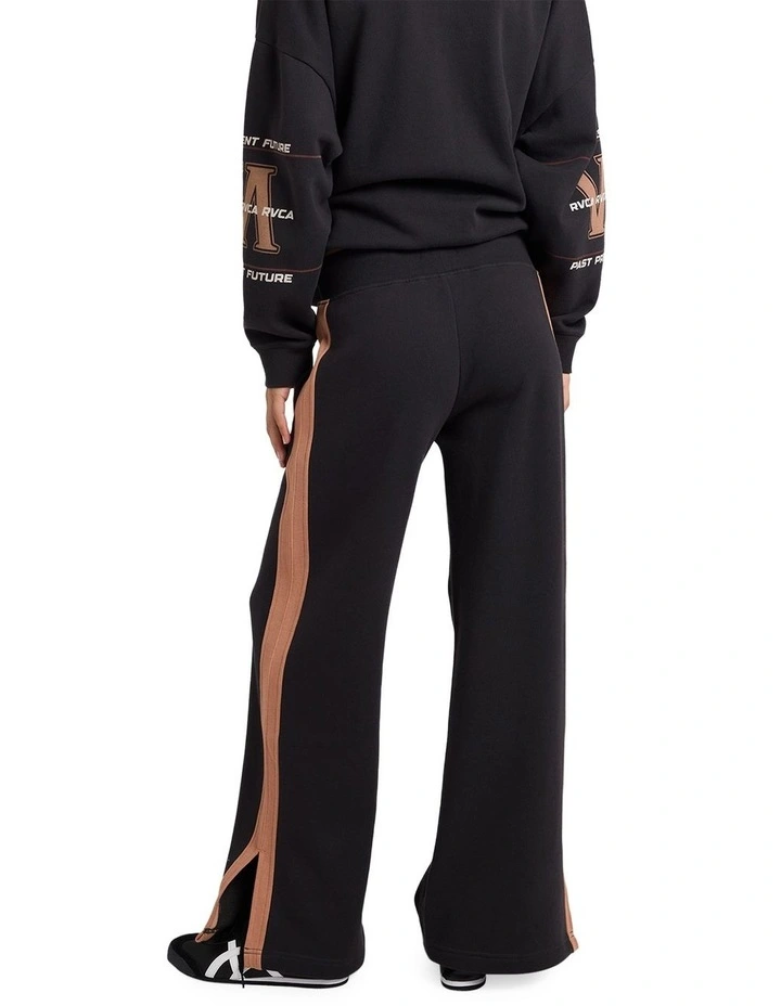 Benchwarmer Trackpants in Washed Black image 2