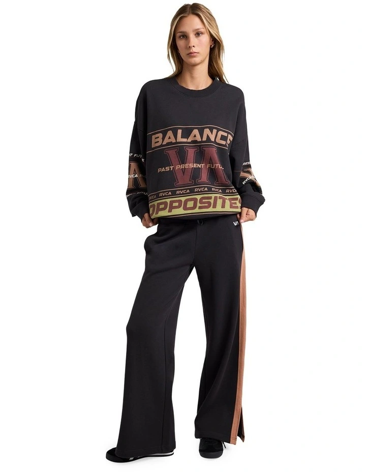 Benchwarmer Trackpants in Washed Black image 5