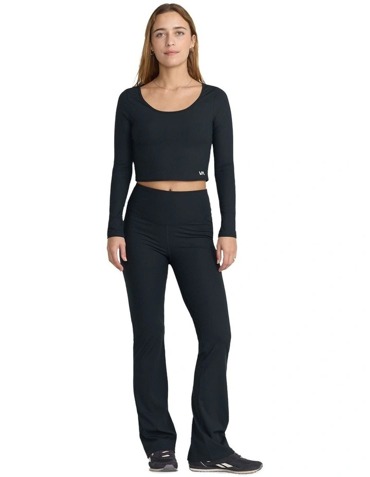 VA Bootcut Leggings in Black image 5