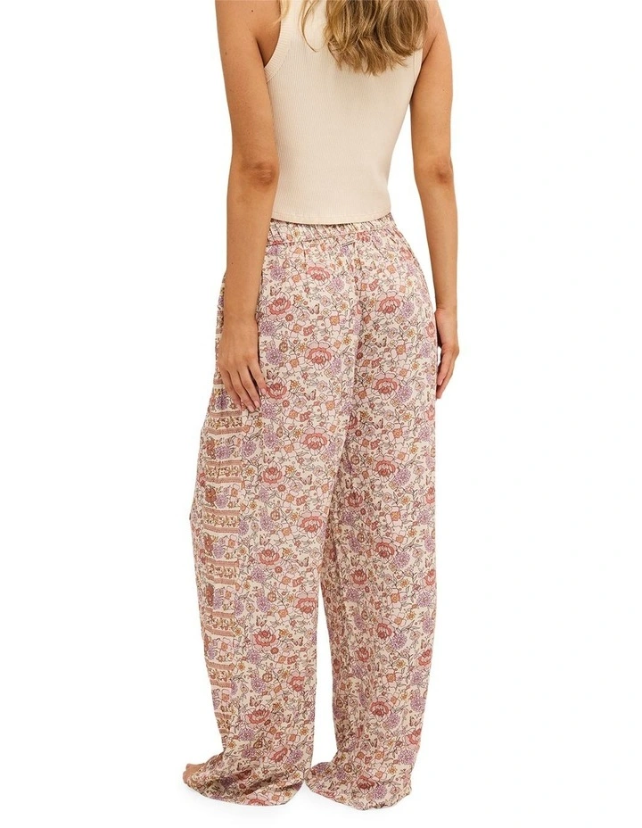 Forevermore Elastic Waist Pants in Multi image 2