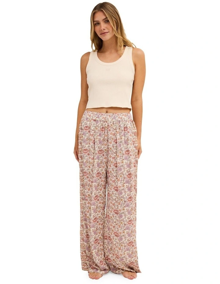 Forevermore Elastic Waist Pants in Multi image 5