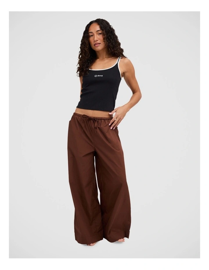 Montana Woven Pants in Chocolate image 5