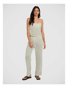 Diamond Crochet Holiday Knit Pants