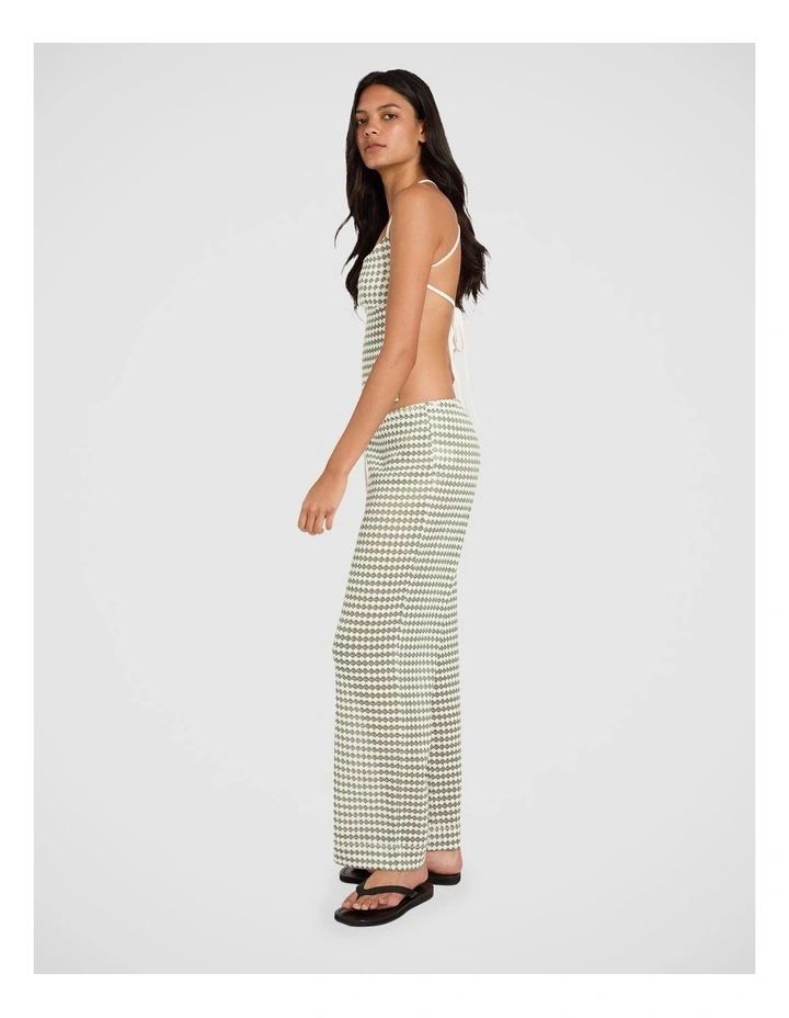 Diamond Crochet Holiday Knit Pants image 3