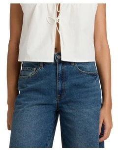 Long Beach Denim Shorts in Blue