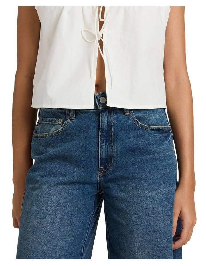 Long Beach Denim Shorts in Blue image 1