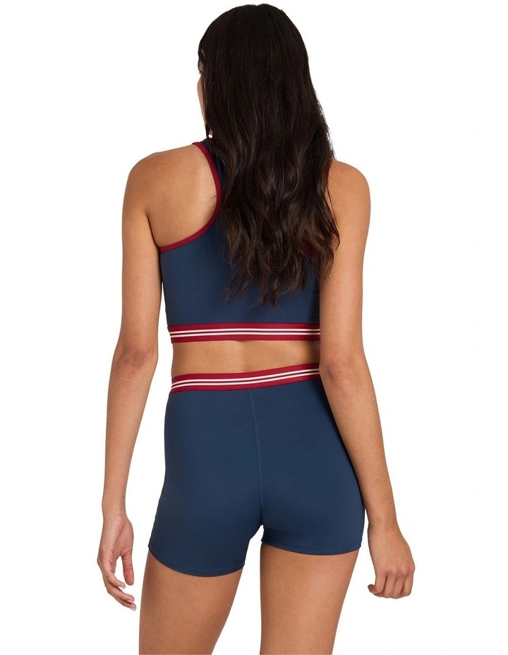 VA Essential Bike Shorts 4 Inch in Blue image 2