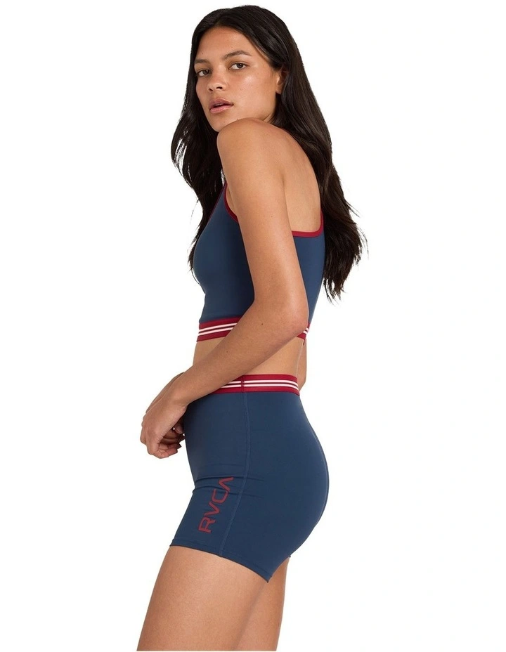 VA Essential Bike Shorts 4 Inch in Blue image 3