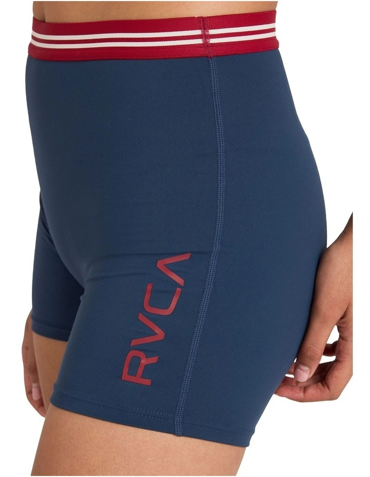VA Essential Bike Shorts 4 Inch in Blue image 4