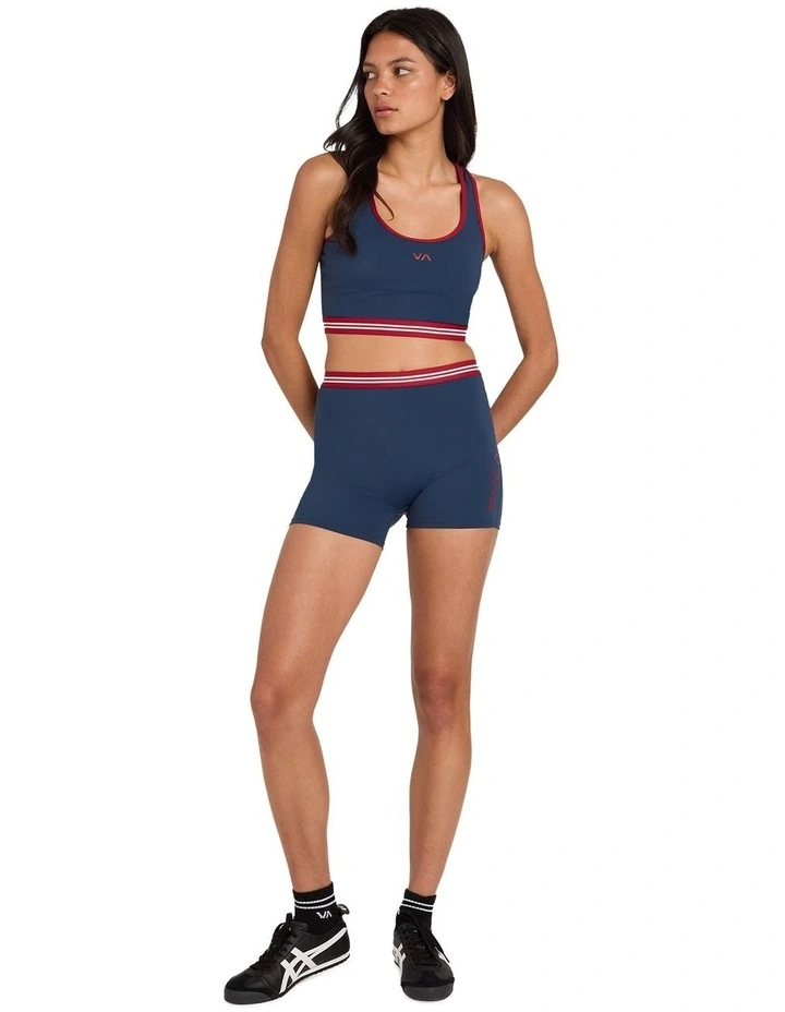 VA Essential Bike Shorts 4 Inch in Blue image 5