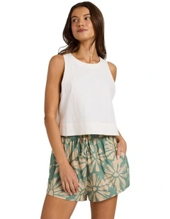 Suntribe Elastic Waist Shorts