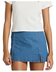 Reform Mini Skirt in Blue