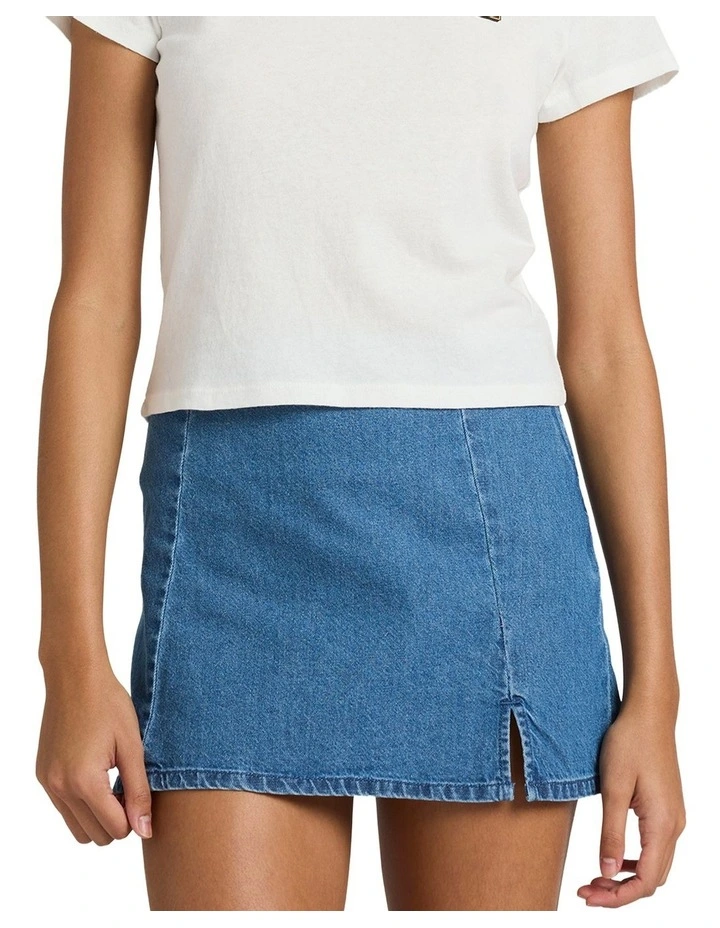 Reform Mini Skirt in Blue image 1
