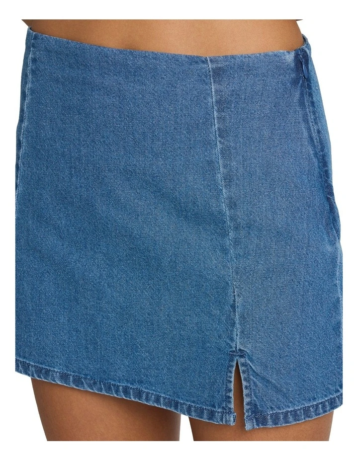 Reform Mini Skirt in Blue image 4