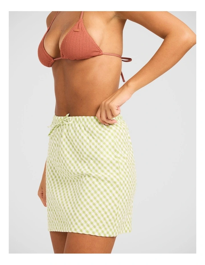 Charlie Check Bias Mini Skirt image 3