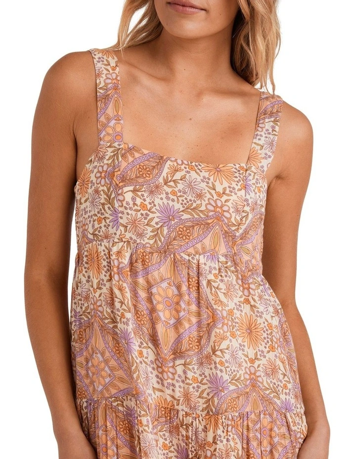 Just For You Shine On Midi Dress in Orange image 4