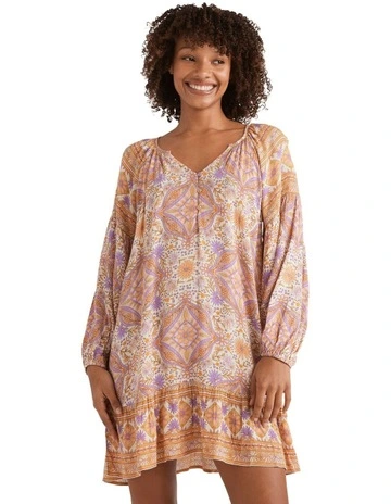 Just For You Dreamer Dress in Orange