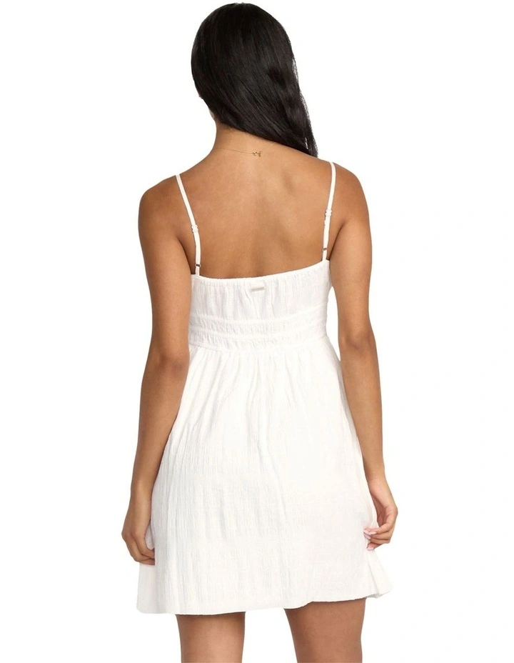 Sweet On You Mini Dress in White image 2