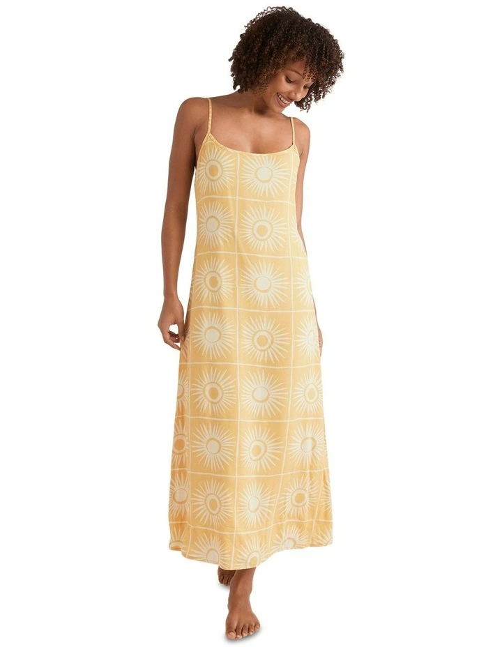 Sun Glow Maxi Dress in Yellow image 1