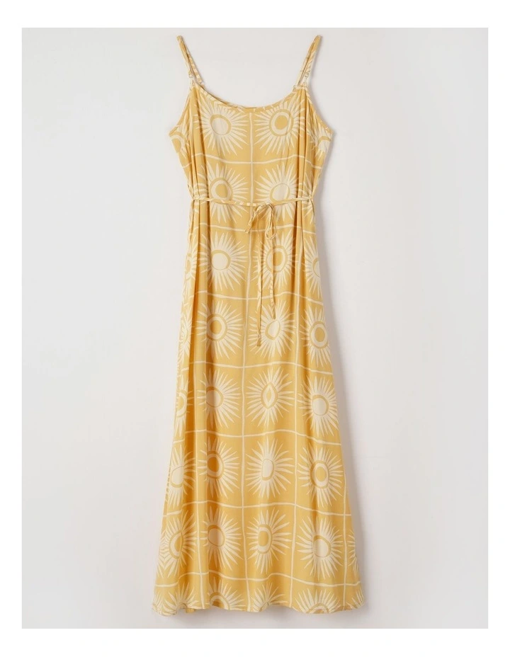Sun Glow Maxi Dress in Yellow image 6