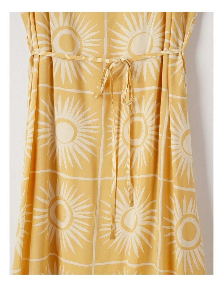 Sun Glow Maxi Dress in Yellow image 7