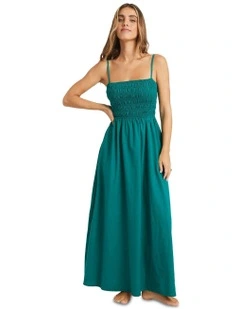Maxi Dress in Deep Sea