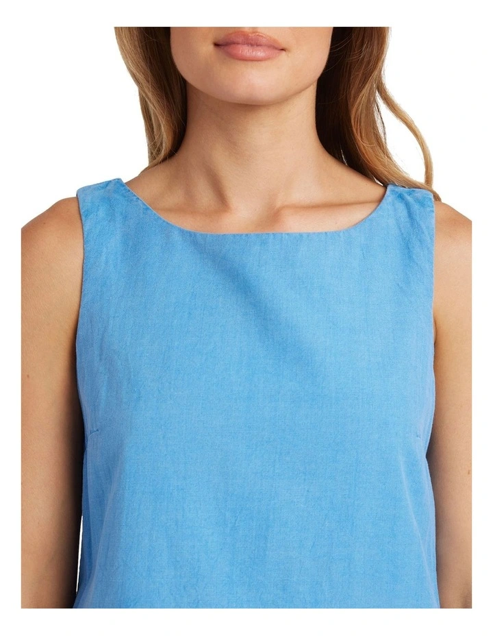 Sunset Bliss Mini Dress in Tidal Blue image 4