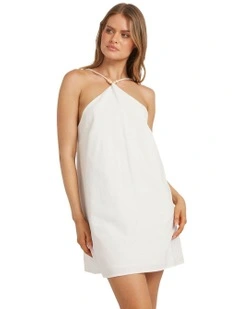 Dream of Me Mini Dress in Salt Crystal