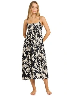 By My Side Midi Dress in Black White