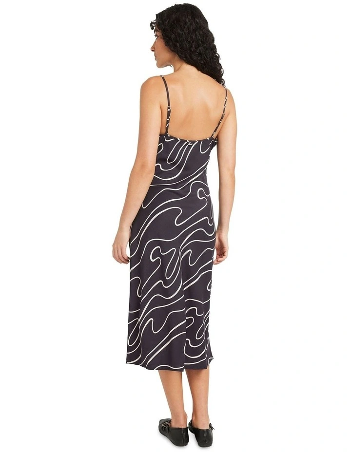 Lets Dance Slip Dress in Black image 2