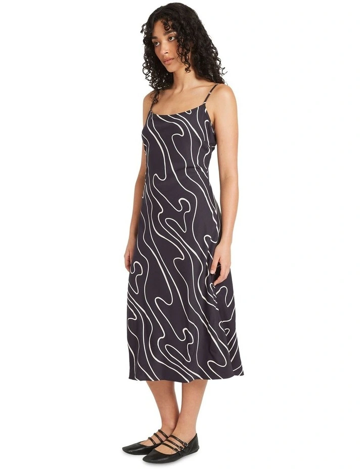 Lets Dance Slip Dress in Black image 3