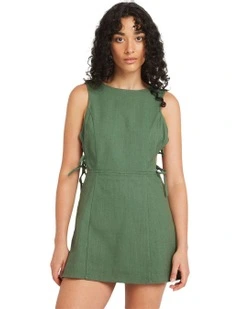 Eliana Skort Mini Dress in Green