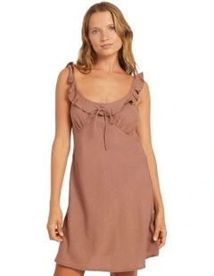 Little Darlin Mini Dress in Brown