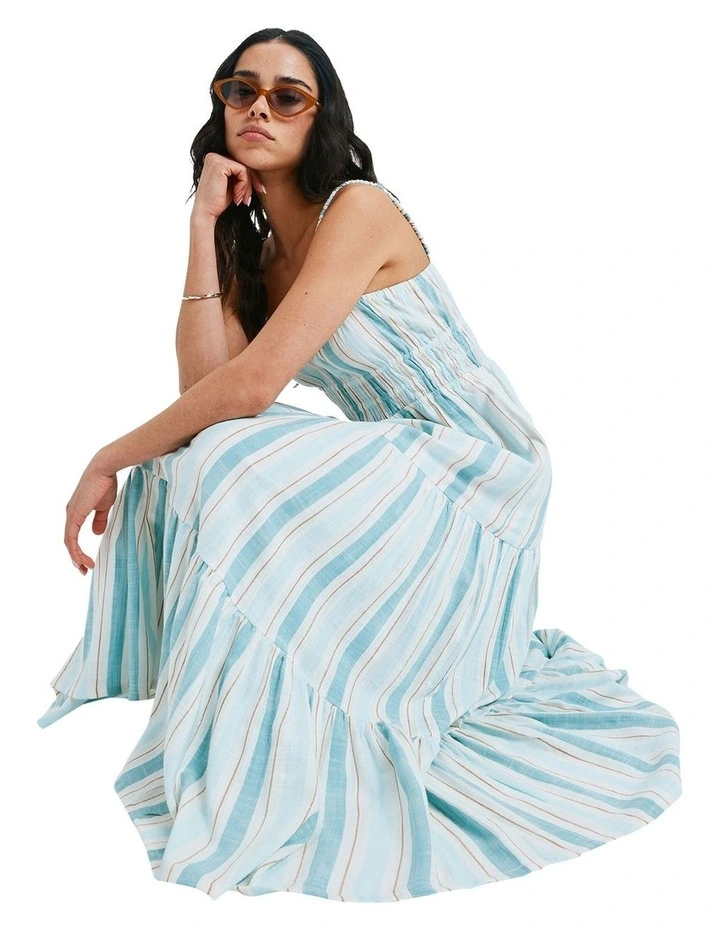 Sunshine Coast Midi Dress in Blue image 3