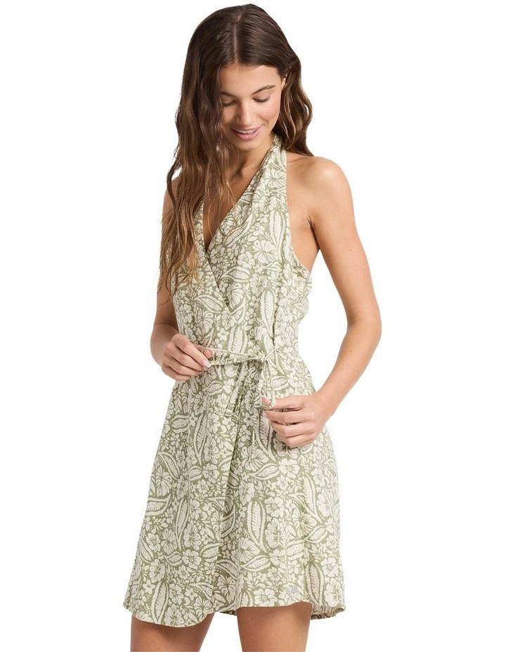 Wildside Vista Mini Dress in Green image 3