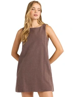 Sunset Bliss Mini Dress in Teak
