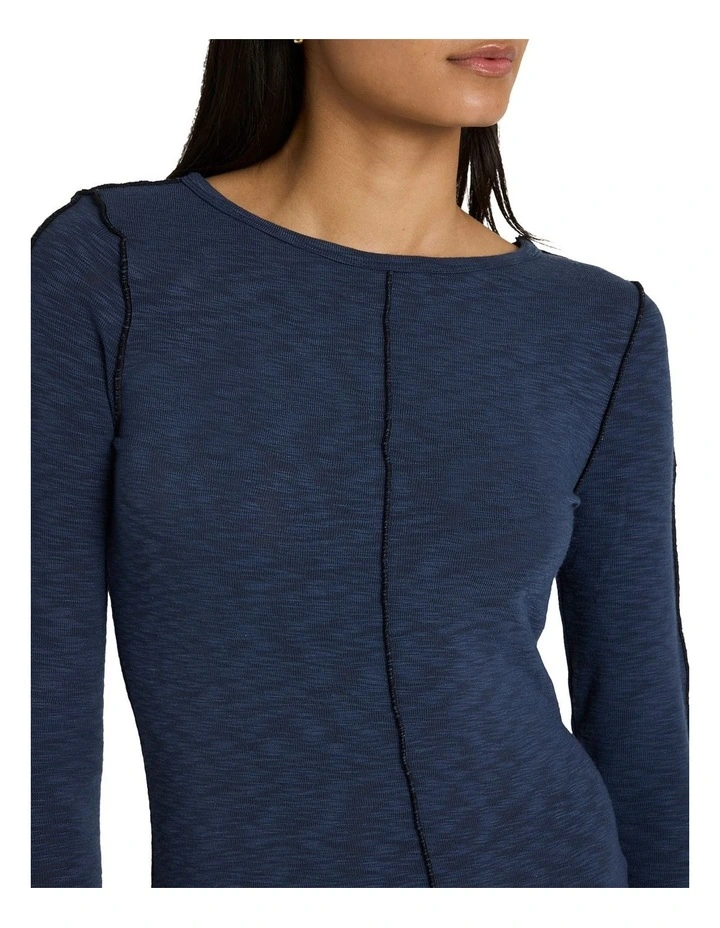 Mary Maxi Dress in Blue image 4